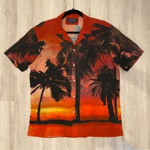 Zara PALM TREE PHOTO SHIRT